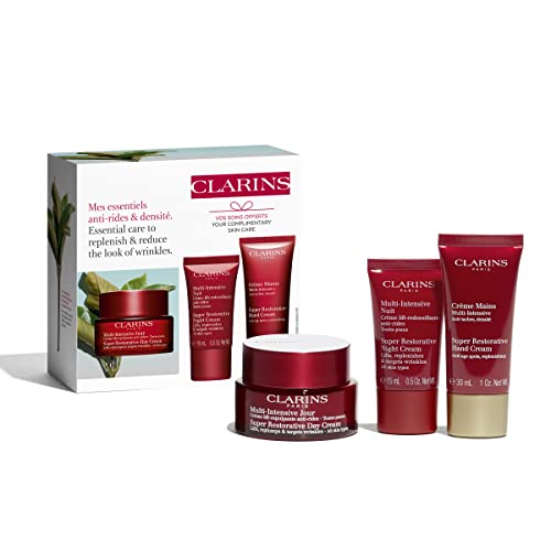 3666057144462 - CLARINS SUPER RESTORATIVE DAY CREAM|ANTI-AGING MOISTURIZER FOR MATURE SKIN WEAKENED BY HORMONAL CHANGES|REPLENISHES, ILLUMINATES & DENSIFIES SKIN|LIFTS & SMOOTHES|TARGETS AGE SPOTS & WRINKLES