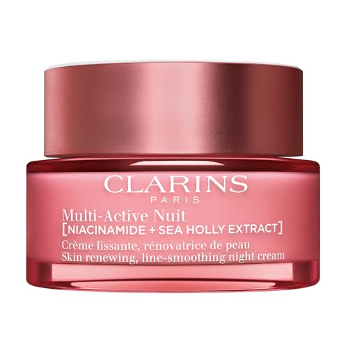 3666057177651 - CLARINS NEW MULTI-ACTIVE RENEWING NIGHT MOISTURIZER WITH NIACINAMIDE | SMOOTH FINE LINES | VISIBLY TIGHTEN PORES | EVEN TONE AND TEXTURE | BOOST GLOW | STRENGTHEN MOISTURE BARRIER | ALL SKIN TYPES