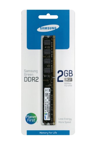 0036725650084 - SAMSUNG MV-2V2G4 2GB DDR2 SDRAM DESKTOP MEMORY MODULE (800MHZ PC2-6400)