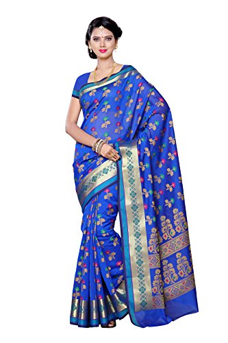 3678038069169 - MIMOSAL ARTIFICIAL SILK SAREE UPPADA STYLE WITH BLOUSE COLOR:VOILET