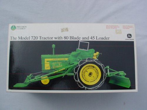 0036881151654 - ERTL 15165 PRECISION CLASSICS THE MOVEL 720 TRACTOR WITH 80 BLADE AND 45 LOADER 1/16 SCALE DIECAST TRACTOR