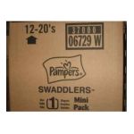 0037000067290 - PAMPER SWADDLER SIZE 1 20 DIAPERS