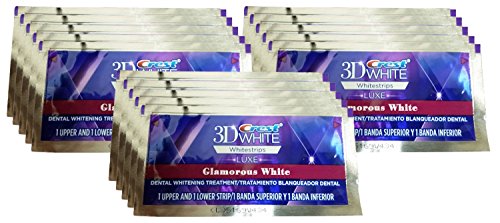 0037000104254 - CREST 3D WHITESTRIPS LUXE GLAMOROUS WHITE SINGLES,15 TREATMENTS ( 30 WHITESTRIPS )