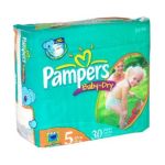 0037000162070 - BABY DRY XL CASE DIAPERS SIZES 1 2 3 4 5 6