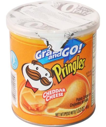 0037000184928 - PRINGLES CHEDDAR CHEESE GRAB AND GO!, 1.41-OUNCE PACKAGES (PACK OF 12)