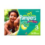 0037000262473 - BABY DRY DIAPERS SIZE 3 28 LB