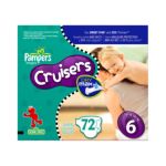 0037000279570 - CRUISERS DIAPERS SIZES 3-7 72 PAMPERS