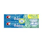 0037000284864 - GAMBLE CREST COMPLETE EXTRA WHITE PLUS SCOPE OUTLAST TOOTHPASTE LONG LASTING MINT TWIN