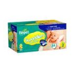 0037000285304 - GAMBLE PAMPERS SWADDLERS DIAPERS BIG PACK SIZE 2 18 LB, 84 DIAPERS