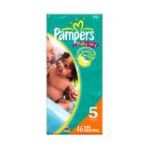 0037000420248 - BABY DRY DIAPERS SIZE 5 46 DIAPERS