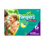 0037000420262 - BABY DRY DIAPERS SIZE 6 40 DIAPERS