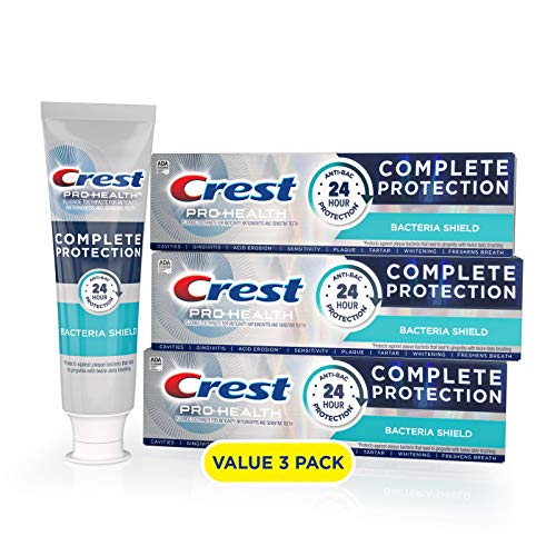 0037000451365 - CREST PRO-HEALTH COMPLETE PROTECTION TOOTHPASTE, BACTERIA SHIELD, 4.0OZ (PACK OF 3)