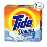 0037000467588 - TIDE WITH A TOUCH OF DOWNY POWDER DETERGENT CLEAN BREEZE SCENT CASE PACK TWO 95 LOAD BOXES 190 LOADS