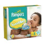 0037000504818 - GAMBLE PAMPERS SWADDLERS NEW BABY JUMBO DIAPERS SIZE 3 28 LB, 30 DIAPERS
