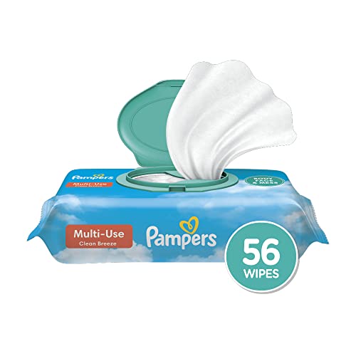 0037000506553 - BABY WIPES, PAMPERS EXPRESSISONS FRESH BLOOM SCENTED, 1X POP-TOP PACK, 56 COUNT