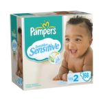 0037000512370 - GAMBLE PAMPERS SWADDLERS SENSITIVE DIAPERS ECONOMY CASE SIZE 18 LB