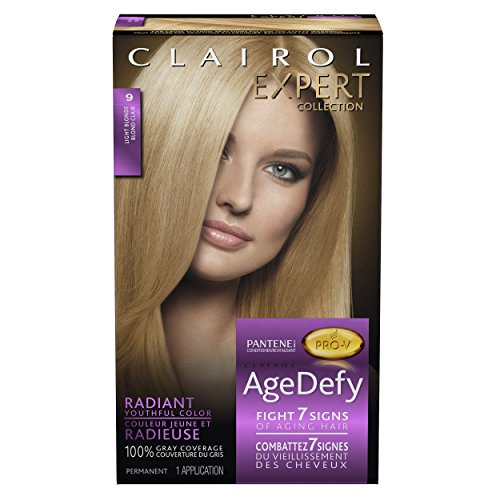 0037000643593 - CLAIROL AGE DEFY EXPERT COLLECTION 9 HAIR COLOR KIT, LIGHT BLONDE