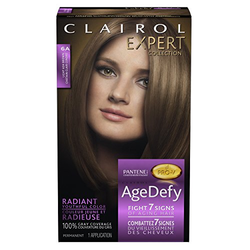 0037000643623 - CLAIROL AGE DEFY EXPERT COLLECTION 6A HAIR COLOR KIT, LIGHT ASH BROWN