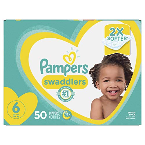 0037000749714 - PAMPERS PAMPERS SWADDLERS DIAPERS SIZE 6 50 COUNT, 50 COUNT