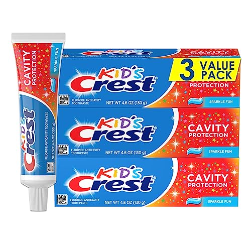 0037000770671 - CREST KIDS TOOTHPASTE, CAVITY PROTECTION, SPARKLE FUN, 4.6 OZ, 3 PACK