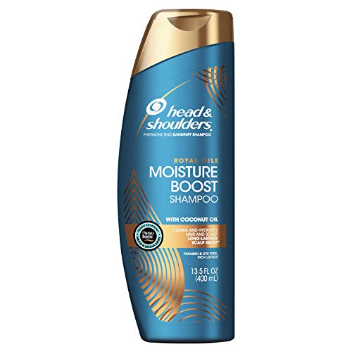 0037000778219 - HEAD AND SHOULDERS SHAMPOO, MOISTURE RENEWAL, ANTI DANDRUFF TREATMENT AND SCALP CARE, ROYAL OILS COLLECTION WITH COCONUT OIL, FOR NATURAL AND CURLY HAIR, 13.5 FL OZ