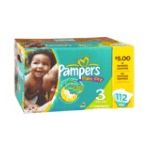 0037000818830 - SUPER PACK BABY DRY DIAPERS 28 LB, 112 DIAPERS