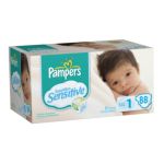 0037000824367 - GAMBLE PAMPERS SWADDLERS SENSITIVE DIAPERS SUPER PACK SIZE