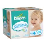 0037000824404 - GAMBLE PAMPERS SWADDLERS SENSITIVE DIAPERS SUPER PACK SIZE