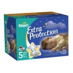 0037000825074 - GAMBLE PAMPERS EXTRA PROTECTION NIGHTTIME DIAPERS SUPER PACK SIZE