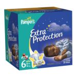 0037000825081 - GAMBLE PAMPERS EXTRA PROTECTION NIGHTTIME DIAPERS SUPER PACK SIZE