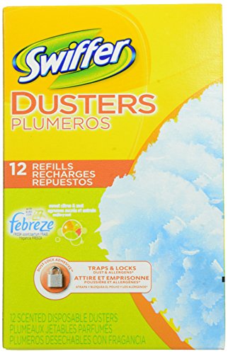 0037000827252 - SWEET CITRUS & ZEST SCENTED DISPOSABLE DUSTERS REFILLS 12 SHEETS 12