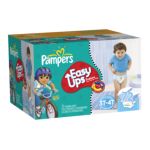 0037000827528 - GAMBLE PAMPERS EASY UPS BOY TRAINERS DIAPERS SUPER PACK SIZE