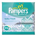 0037000845416 - BABY FRESH BABY WIPES TRAVEL PACKS 216 SHEETS