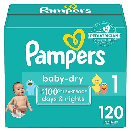 0037000862215 - PAMPERS DIAPERS, BABY DRY SUPER PACK SIZE 1,120 CT