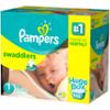 0037000868835 - PAMPERS SWADDLERS DIAPERS, HUGE BOX, (CHOOSE YOUR SIZE)