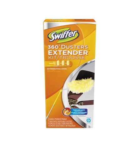 0037000879374 - SWIFFER 44750 DUSTERS EXTENDER KIT, 360°, EXTENDS UP TO 3'