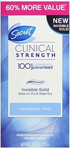 0037000885207 - SECRET CLINICAL STRENGTH INVISIBLE SOLID WOMEN'S ANTIPERSPIRANT & DEODORANT COMPLETELY CLEAN SCENT 2.6 OUNCE
