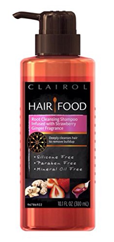 0037000903833 - CLAIROL HAIR FOOD STRAWBERRY GINGER ROOT CLEANSING SHAMPOO - 10.1 OZ
