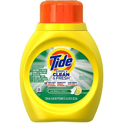 0037000903918 - TIDE SIMPLY CLEAN AND FRESH DAYBREAK FRESH SCENT LIQUID LAUNDRY DETERGENT, 25 FLUID OUNCE - 6 PER CASE.