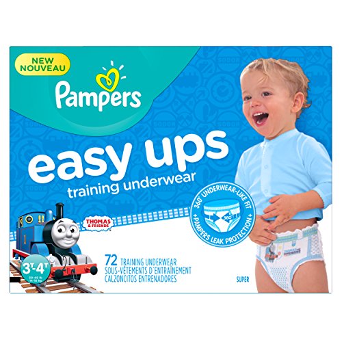 0037000960027 - EASY UPS TRAINING UNDERWEAR BOYS SIZE 5 3T-4T 72 COUNT