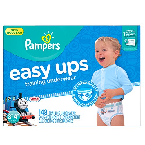 0037000969198 - PAMPERS BOYS EASY UPS TRAINING UNDERWEAR, 3T-4T, 148 COUNT