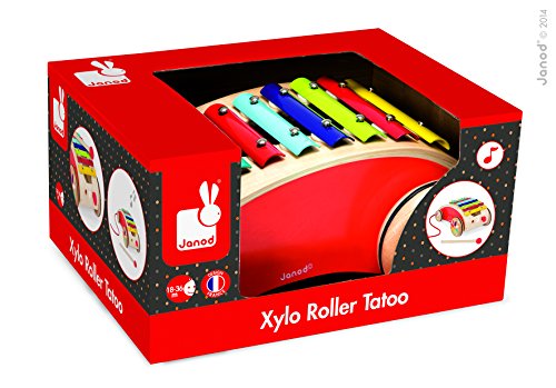 3700217353803 - JANOD TATTOO RED XYLO ROLLER TOY