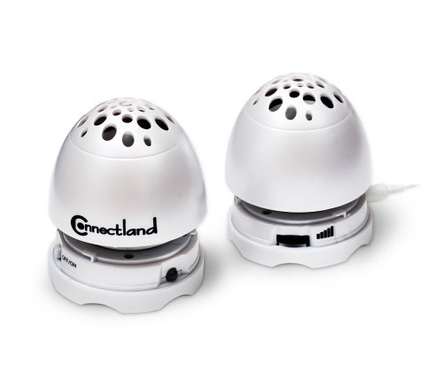 3700284613572 - SYBA CL-SPK20069 SELF POWERED PORTABLE WHITE MINI SPEAKERS RECHARGE BY USB (CL-SPK20069)