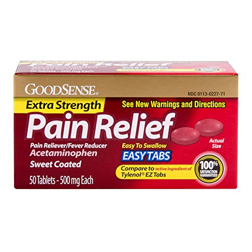 0370030147779 - GOODSENSE ACETAMINOPHEN PAIN RELIEF EASY TABLETS, 500 MG, 50 COUNT