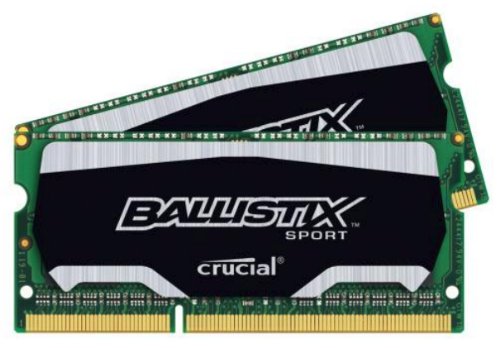 3700379524363 - CRUCIAL BALLISTIX SPORT 8GB KIT (4GBX2) DDR3 1866 (PC3-14900) SODIMM LAPTOP MEMO