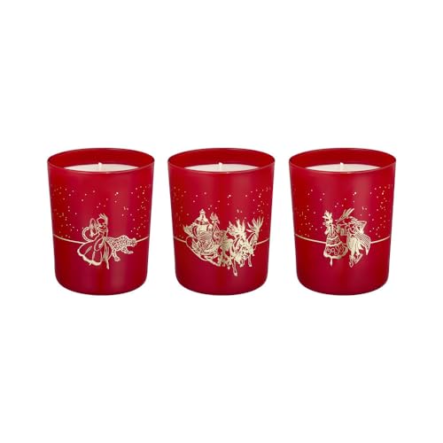 3700578505668 - PARFUMS DE MARLY - SCENTED CANDLES COFFRET - 3 X 2.6 OZ - OLFACTIVE NOTES WINTER WOODS, SPICED DELIGHT, ROYAL PINE - 3 X 75 G