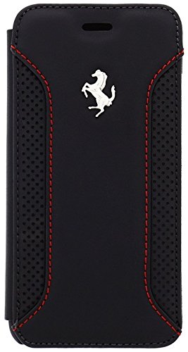 3700740342350 - FERRARI F-12 COLLECTION LEATHER FLAG CASE BOOK TYPE FOR IPHONE 6 PLUS BLACK