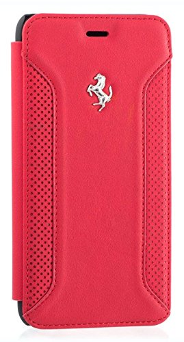 3700740342367 - FERRARI F-12 COLLECTION LEATHER FLAG CASE BOOK TYPE FOR IPHONE 6 PLUS RED