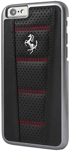 3700740368619 - FERRARI 458 PERFORATED LEATHER HARD CASE FOR IPHONE 6/6S - 4.7 - BLACK