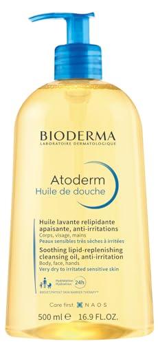 3701129810194 - BIODERMA - ATODERM - CLEANSING OIL - FACE AND BODY CLEANSING OIL - SOOTHES DISCOMFORT - CLEANSING OIL FOR VERY DRY SENSITIVE SKIN